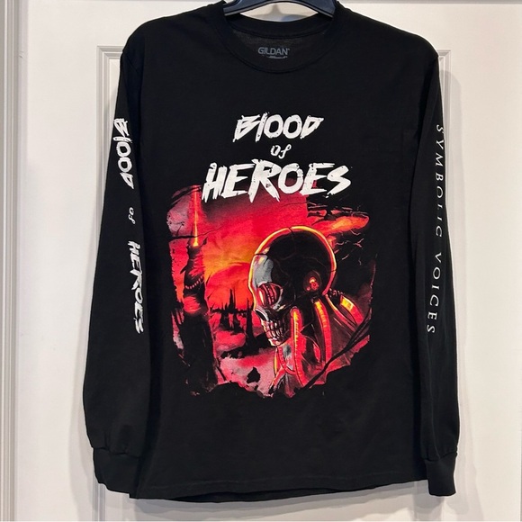 Blood of Heroes Men’s Long Sleeve T-shirt Size M - Picture 1 of 8